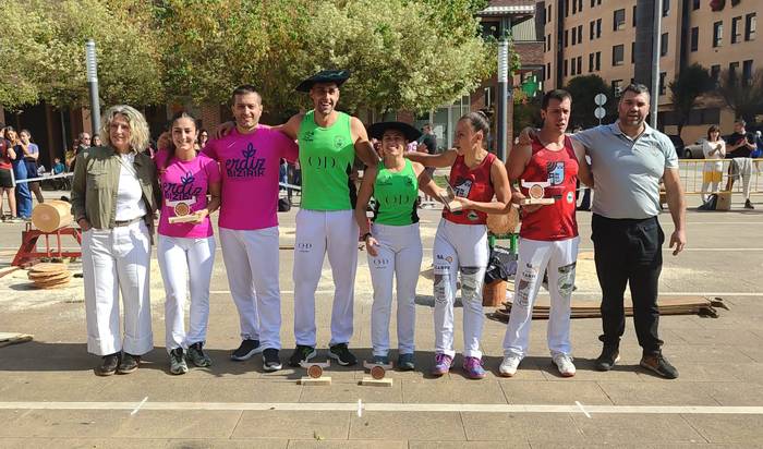 Arraioztarrak bikain ibili dira Nafarroako arpana txapelketa mistoan