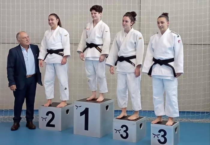 Iparraldeko sektoreko podiumera igo da Errekako Gaxuxa Zelaieta judoka