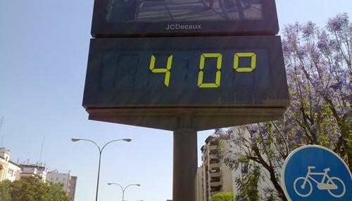 40 gradutara ailegatu dira termometroak asteburu honetan
