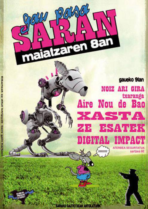 Ze esatek! izanen da maiatzaren 8an eginen den gaupasako talde nagusia