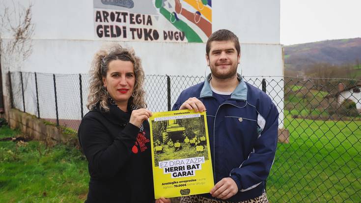 Zigor ekonomikoari aurre egiteko diru bilketa abiatu du Aroztegiko Elkartasun Komiteak