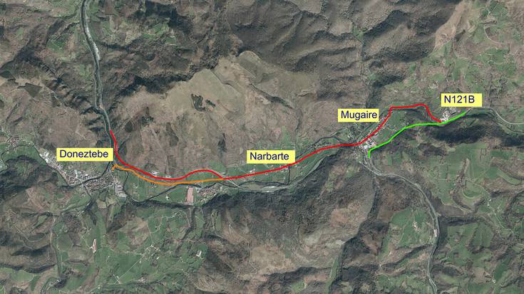 Asfaltatze-lanak direla eta, trafikoan aldaketak eginen dituzte apirilaren 17an Oronoz inguruan