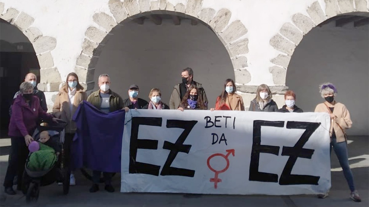 Ezetz beti ezetz dela aldarrikatu dute Arantzan