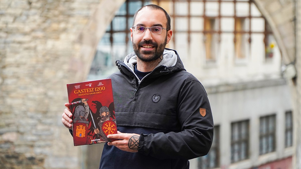 'Gasteiz 1200 defentsa amaigabea' komikia aurkeztuko dute gaur Leitzan