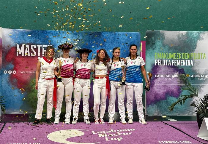 Goiuri Zabaletak eta Erasunek irabazi dute San Fermin esku pilota torneoa