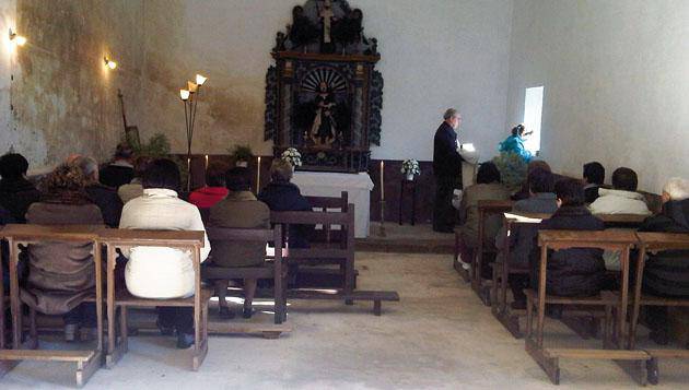 Joan den urtean bezala, meza eskaini da ermitan San Anton egunean