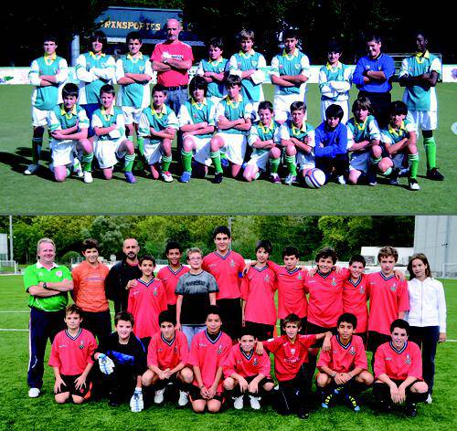 Infantil mailako futbol derbia jokatuko dute Beti Gaztek eta Baztanek Lesakan