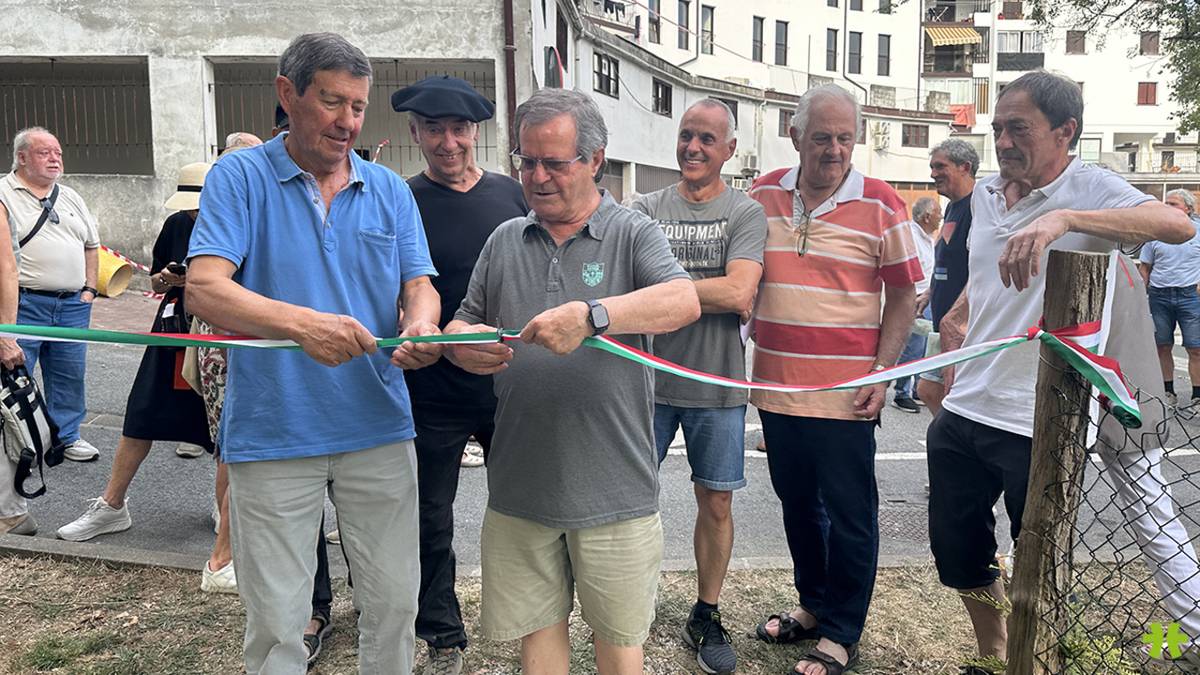 [ARGAZKIAK] Beran auzolanean Bidasoa bazterrean barna ibilbidea berreskuratu dute