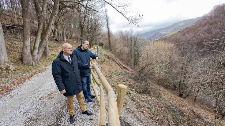 Nafarroako Gobernuak bere gain hartuko ditu Leitza eta autobidearen artean erortzea izan zen tokiko mendi-mazela egonkortzeko lanak