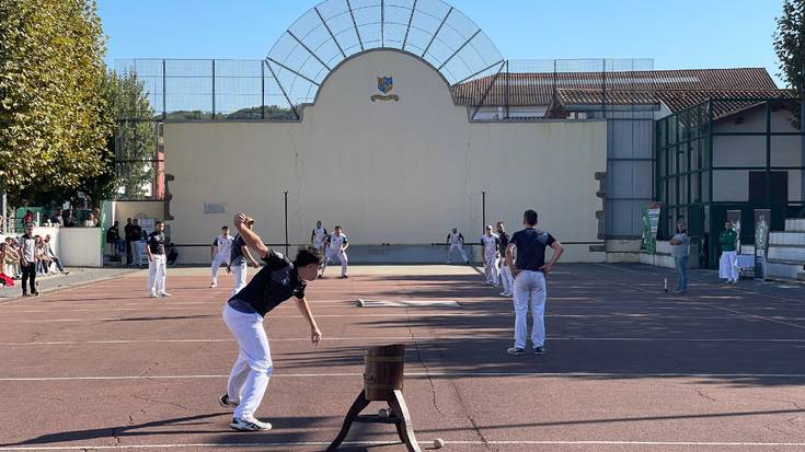 Euskadiko bote-luze txapelketaren finala jokatu dute Senperen