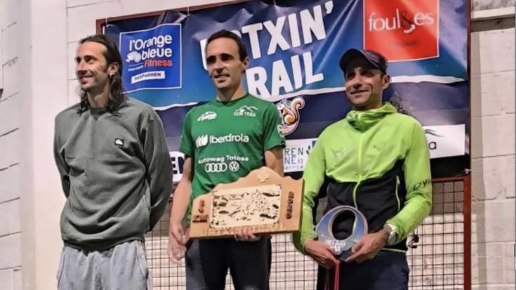 Hazparneko Urtxin Trail lasterketa irabazi du Hodei Lujanbio goizuetarrak