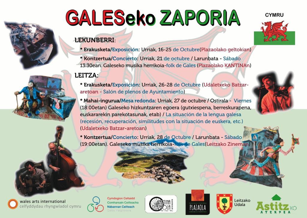 Galesko hizkuntza eta kulturaren inguruko ekitaldiak izanen dira Leitzan