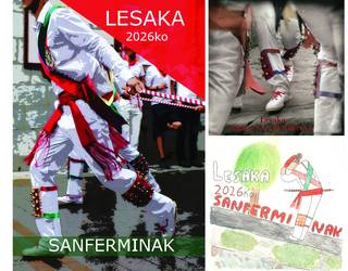 Fred Jose Ramos Lasagaren kartelak iragarriko ditu aurten ere Lesakako sanferminak