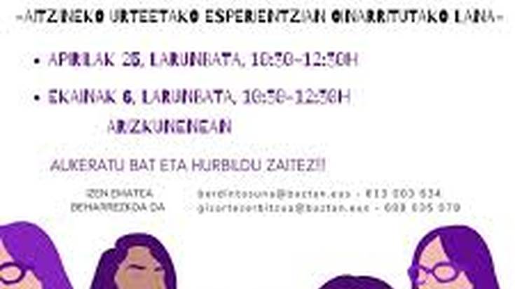 Baztango Udaleko Berdintasun Zerbitzuaren leihatilatik