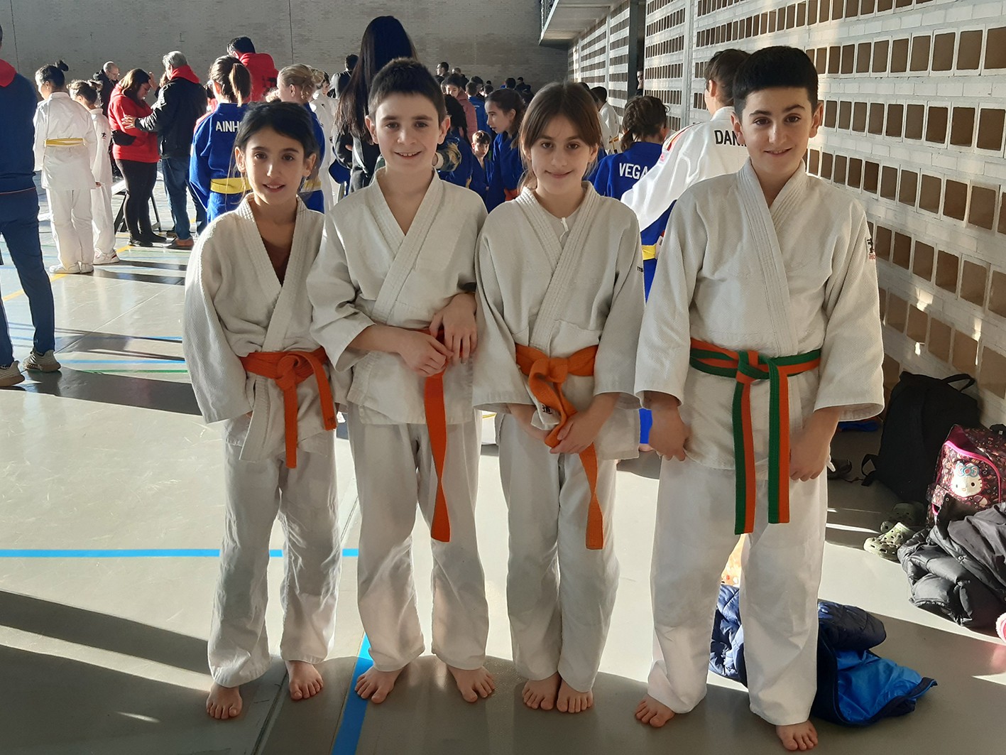 Errekako alebin mailako judokak ere lehian hasiak dira