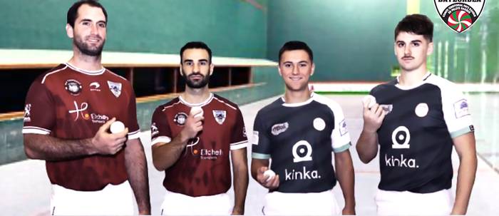 Sarako Izarrako Larretxeak eta Etxeberrik trinketeko esku huskako lehen mailako finala jokatuko dute igandean