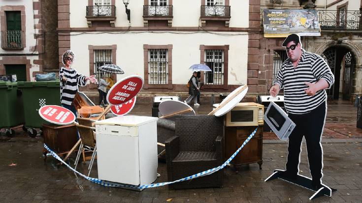 Neurri handiko hondakinak behar bezala kudeatzearen garrantziaz ohartzeko kanpaina abian