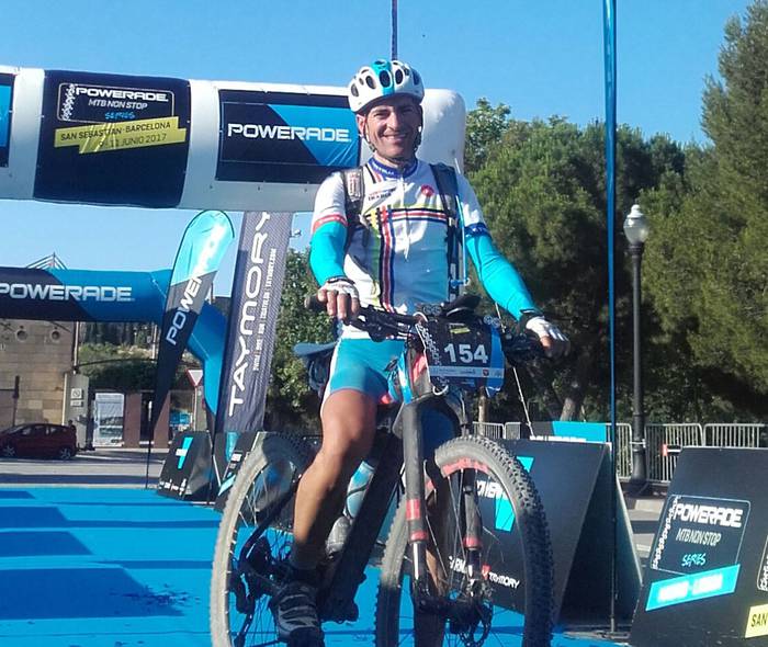 Asier Valverde beratarra hamargarren izan da Donostia-Bartzelona Non Stop mendi bizikleta proban