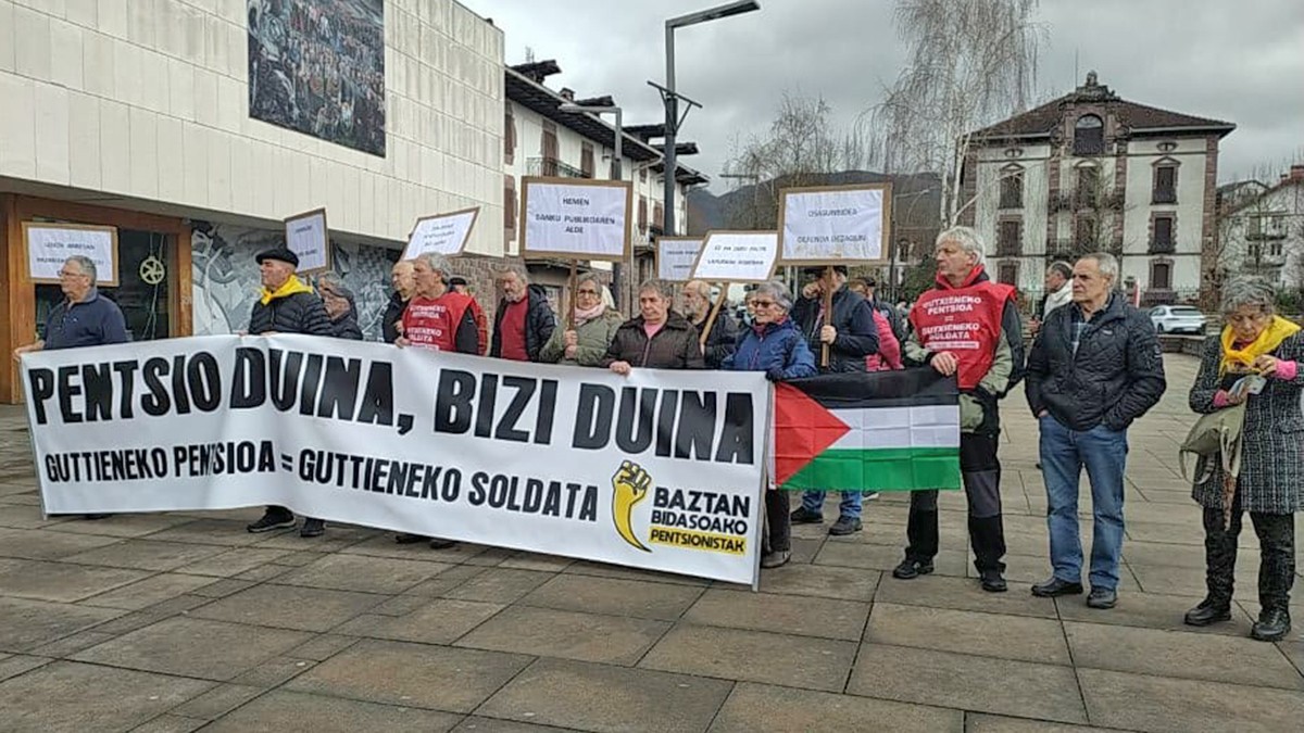 Baztan-Bidasoko pentsiodunek astelehenean Donezteben eginen dute elkarretaratzea