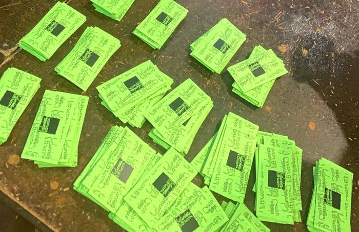 Baztandarren Biltzarrako tonbolako zozketako zenbaki sarituak ikusgai daude