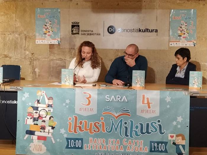 'Ikusi Mikusi' haur eta gazte literatura azoka aurkeztuko dute ortziralean Saran