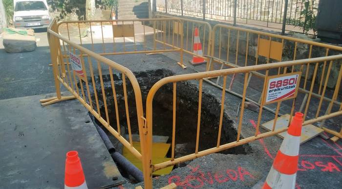 Berako Kalbario errekako ubidea moldatzeko lanak bukatu dituzte