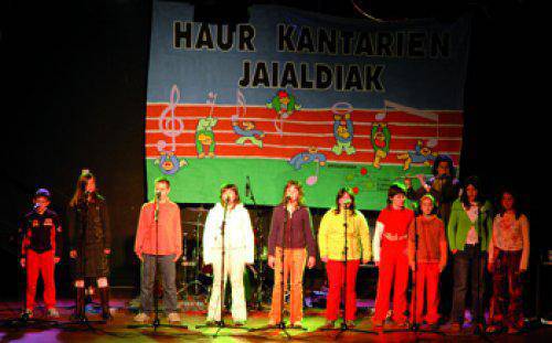 Haur kantari jaialdian izena emateko epea otsaileko azken astean itxiko da