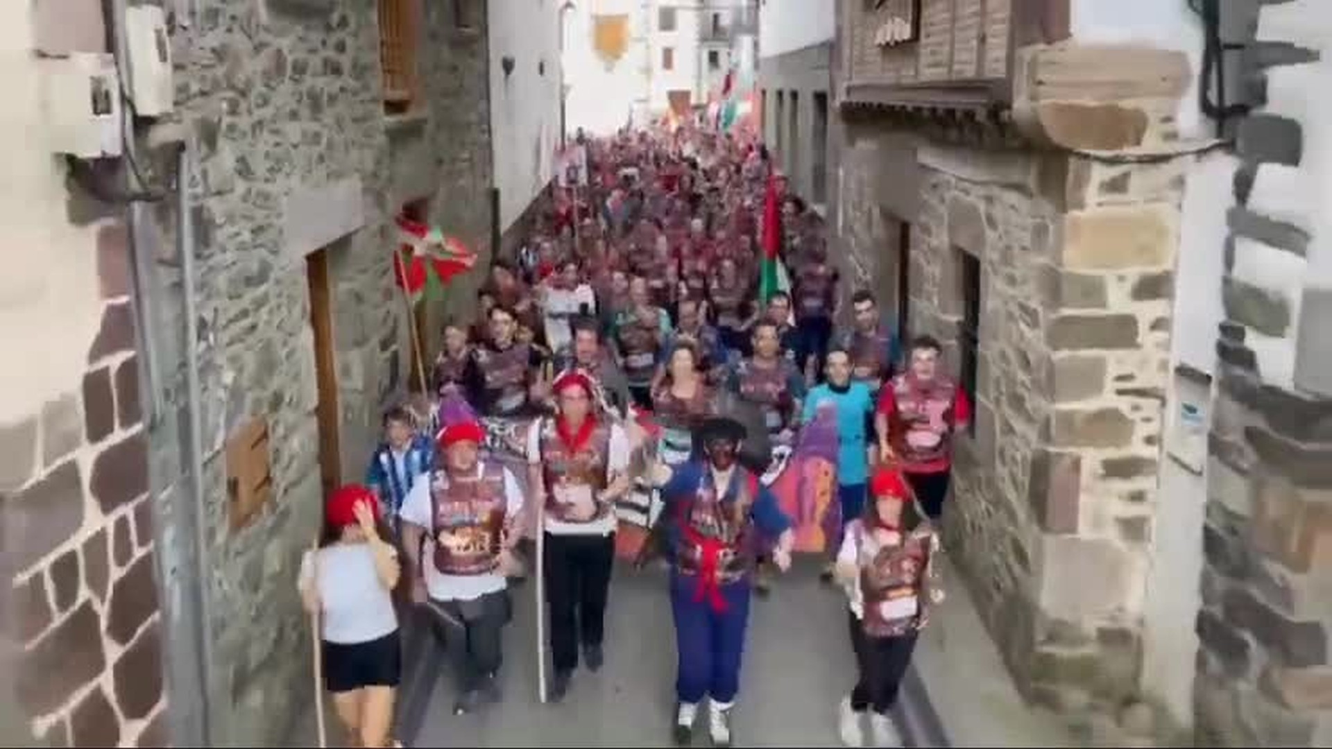Korrikako irudiekin bideoa osatu du Goizuetako Korrika Batzordeak