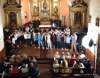 Musika, elkartasuna eta giro polita Berroetan minbiziaren kontra