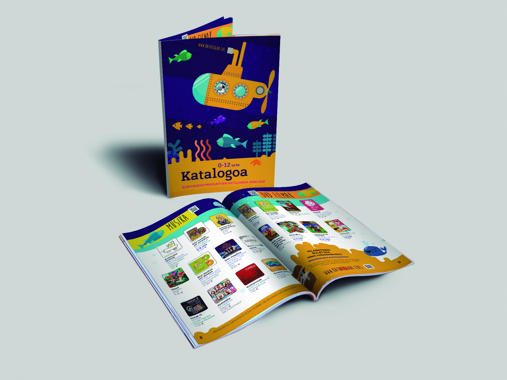 Euskarazko Produktuen Katalogoaren aukera zabala paperean eta interneten eskuragarri dago