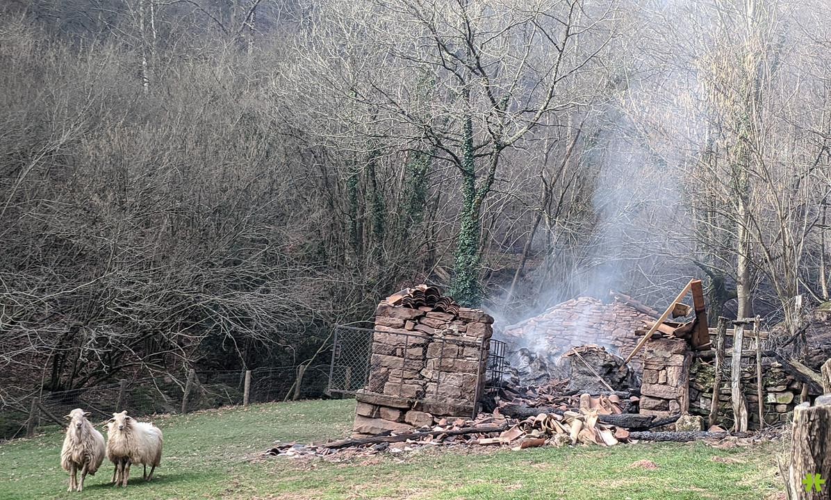 Baztango Udalak sua itzaltzen lagundu zuten guztiak eskertu nahi izan ditu
