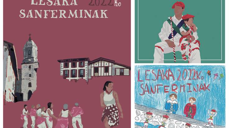 Ane Matxikoteren kartelak iragarriko ditu aurten Lesakako Sanferminak