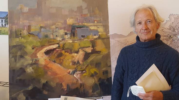 Zumaiako kaleko pintura lehiaketa irabazi du Javier Igoa lesakarrak