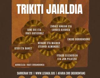 Larunbatean Lesakan eginen den  Nafarroako Trikiti Jaialdirako azken sarrerak!