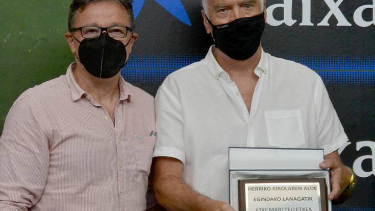 Joxe Mari Telletxea omendu dute Beran profesionalen arteko pilota jaialdian