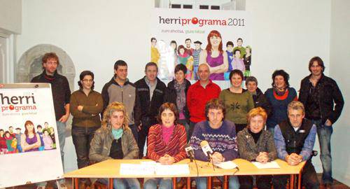 Herriprograma2011 ekimena aurkeztu dute Baztango ezkertiar eta independentistek