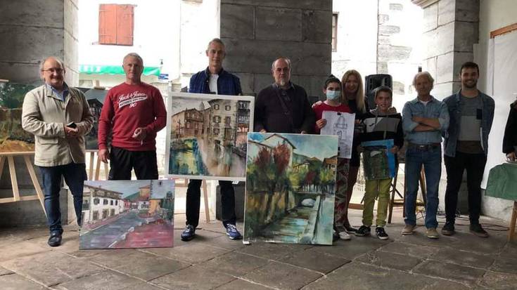 Javier Espigares margolariak irabazi du Beti Gaztek antolatutako margo lehiaketa