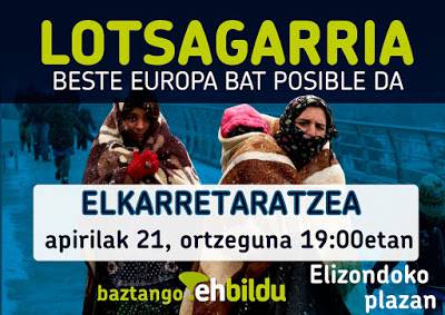Lotsagarria. Beste Europa bat posible da. 