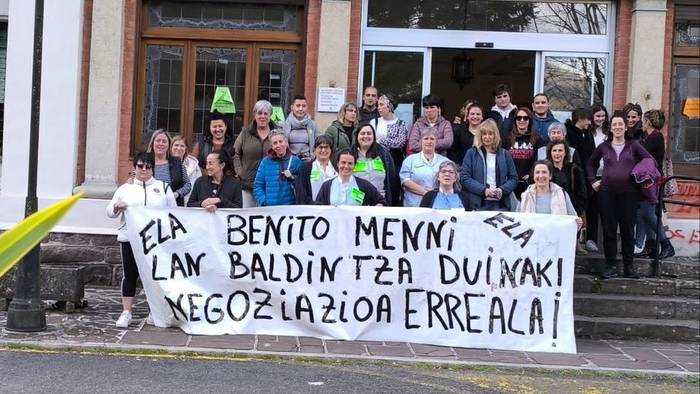 Benito Menniko langileek hilabeteko greba eginen dute urtarrilaren 15etik otsailaren 15era