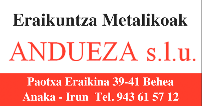 Andueza Eraikuntza Metalikoak logotipoa