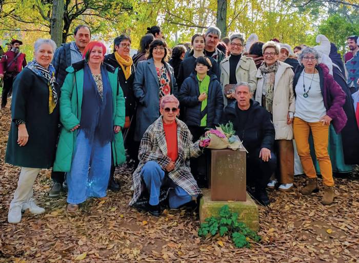 Logroñoko Oroimenaren Oihana bisitatu dute zugarramurdiarrek