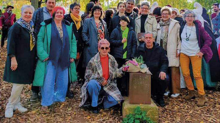Logroñoko Oroimenaren Oihana bisitatu dute zugarramurdiarrek