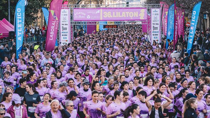 Eskualdeko 109 emakumezkok egin dute Lilatoia