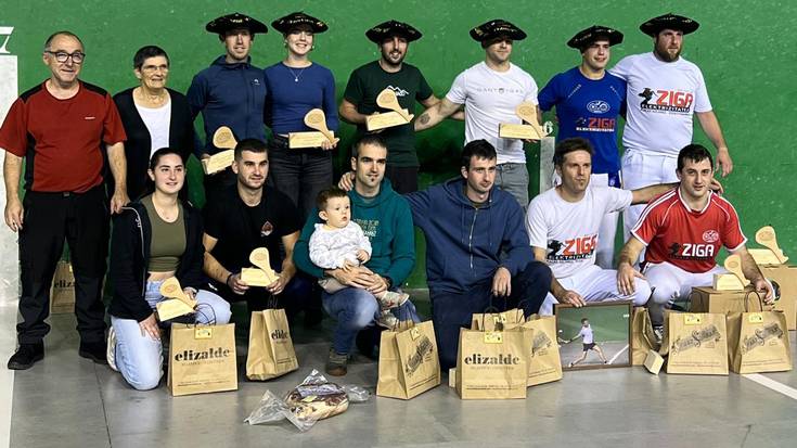 Aritz Elizegik eta Egoitz Gamiok irabazi dute Iruritako pala txapelketa