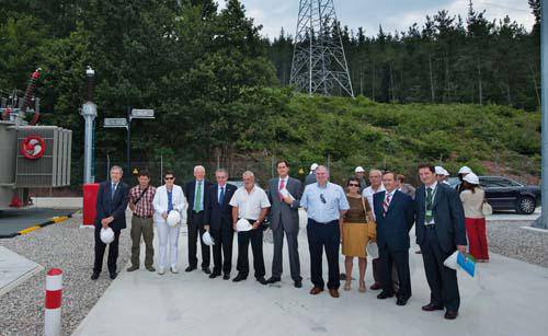 Eskualdeko herrietako hornikuntza elektrikoa hobetuko duen aspiestazioa inauguratu dute