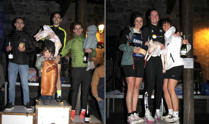 Saioa San Miguel eta Gwendal Larque gailendu dira Doneztebeko XVIII. San Silvestre lasterketan