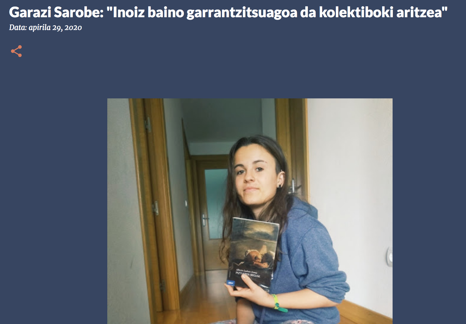 Pandemiaren inguruan hausnartzeko ekimena abiatu du Arranbelak