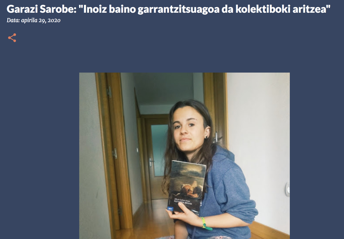 Pandemiaren inguruan hausnartzeko ekimena abiatu du Arranbelak