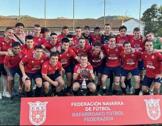 Nafarroako Superkopa irabazi du Baztan Futbol Taldeak