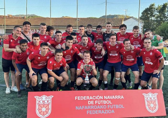 Nafarroako Superkopa irabazi du Baztan Futbol Taldeak